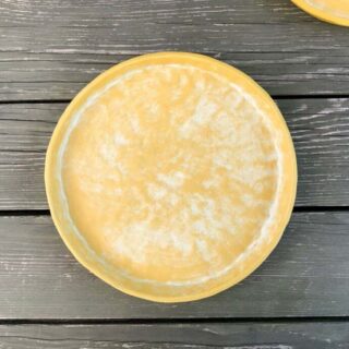 Handmade Lemon Stoneware Dessert Plate-02