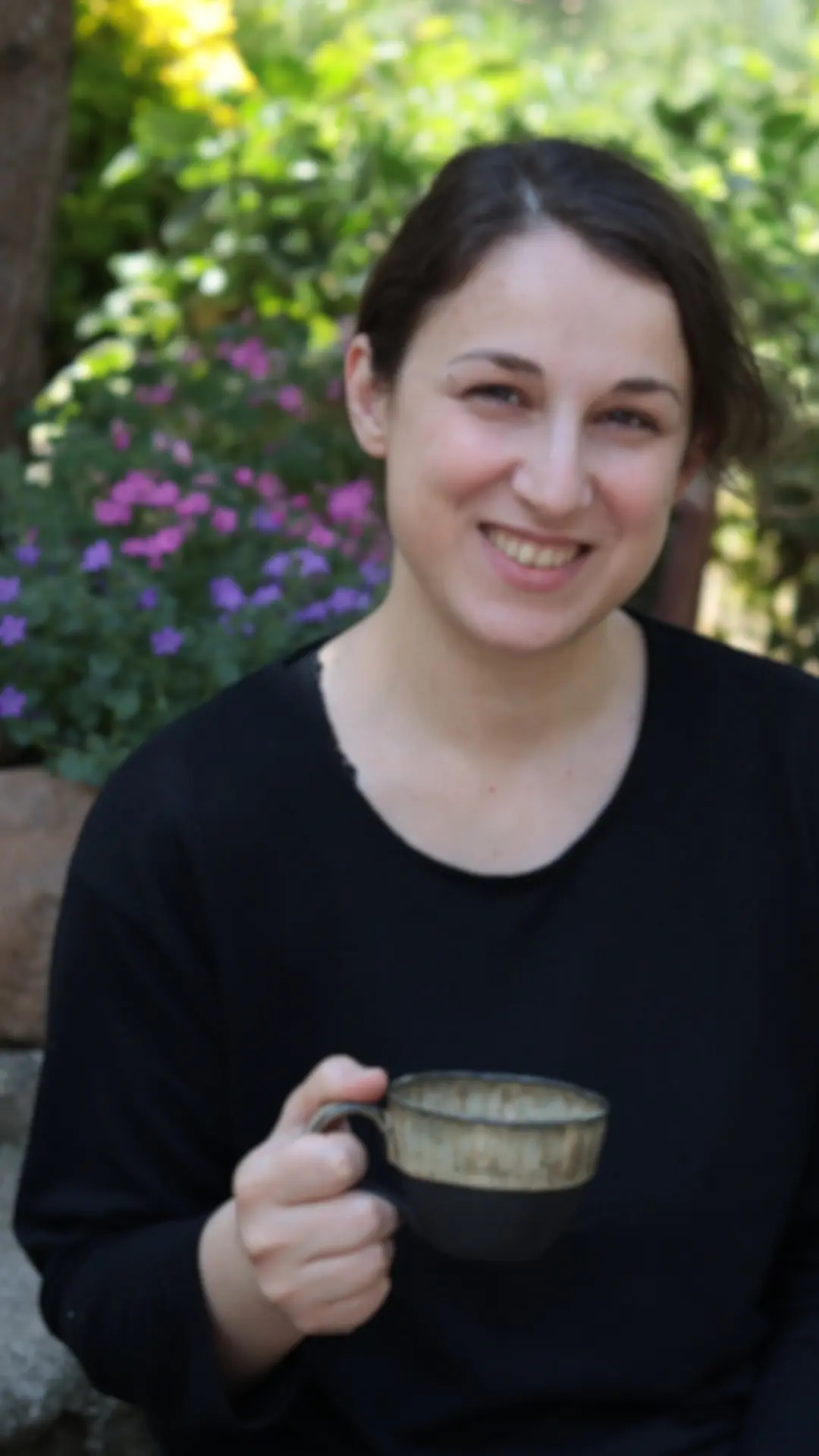 Ceramic Artist Seyma Ates working in her private studio in Istanbul
